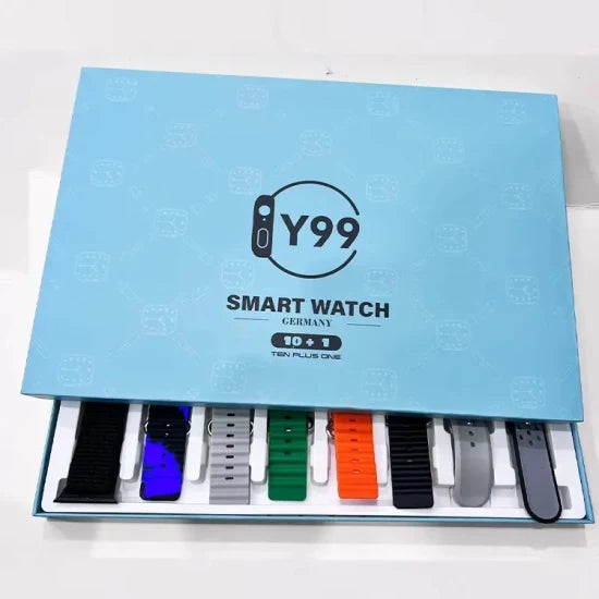 Y99  Smart Watch with 10 straps